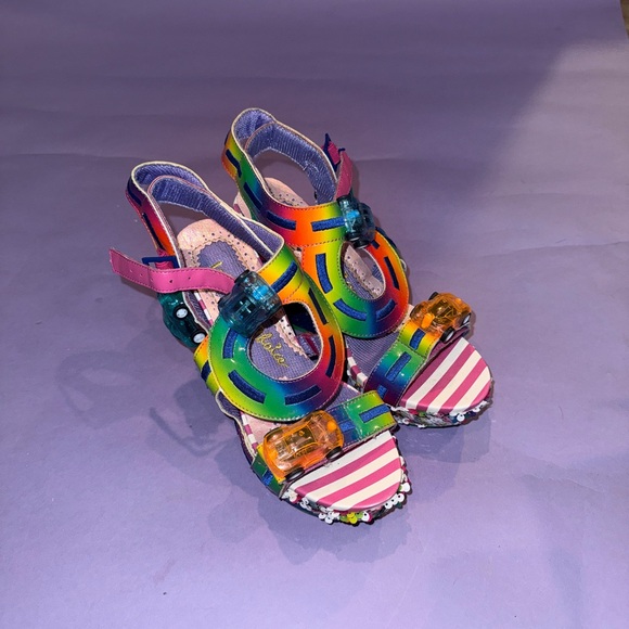 Irregular Choice Multicolor Sandals with Toy Car Details - Picture 7 of 10